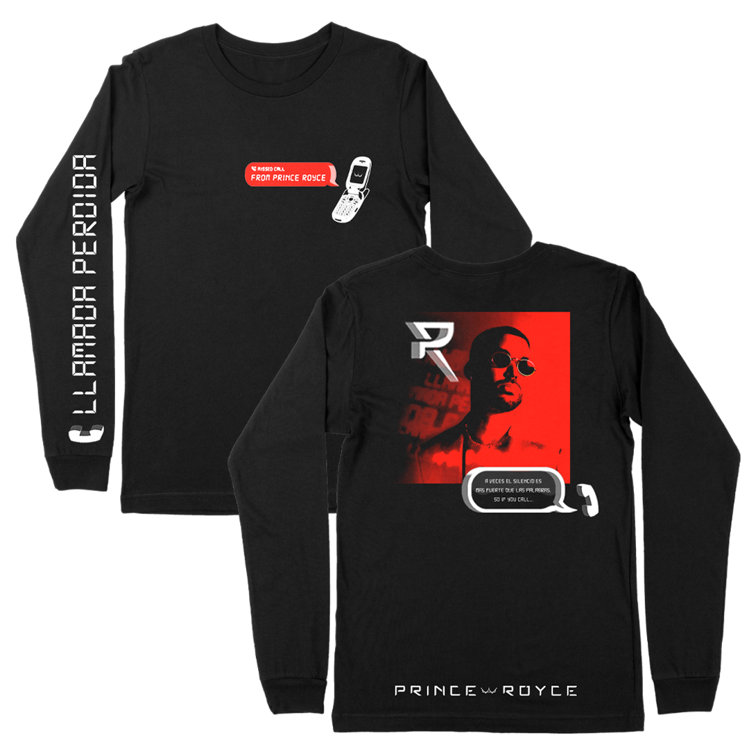 PRINCE ROYCE | “LLAMADA PERDIDA” LONG SLEEVE T-SHIRT
