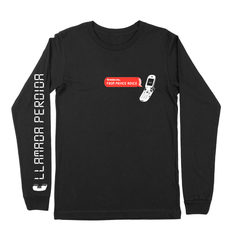 PRINCE ROYCE | “LLAMADA PERDIDA” LONG SLEEVE T-SHIRT